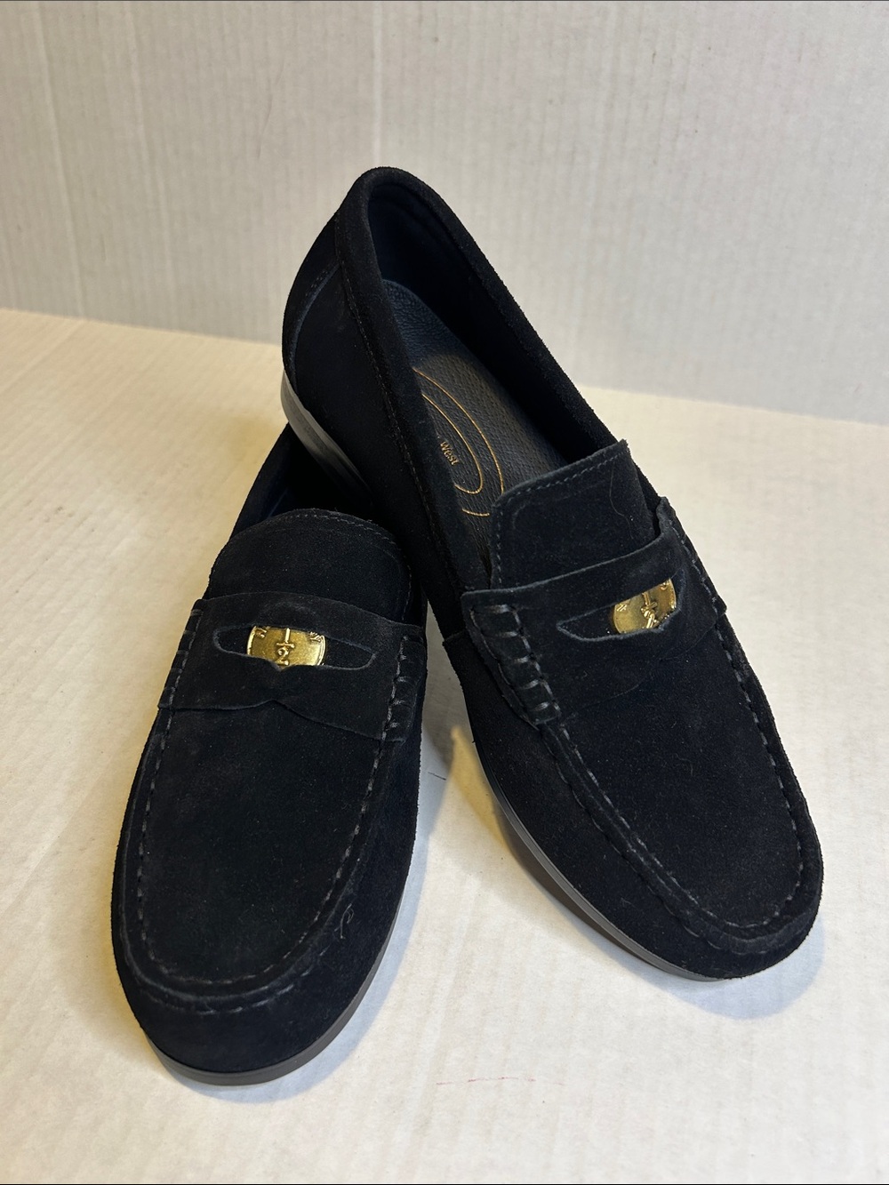 Journey West Ivy Style Suede Slip-on Penny Loafers